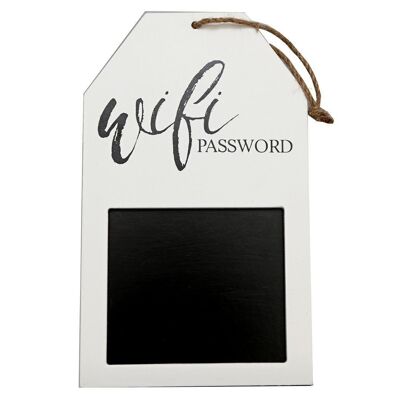 Plaque de mot de passe Wi-Fi à suspendre 25 cm