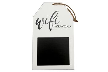 Plaque de mot de passe Wi-Fi à suspendre 25 cm 1