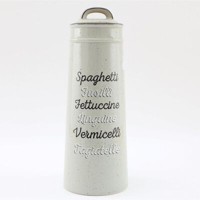 Barattolo per Pasta in Ceramica Grigio Antico 31cm