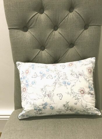 Coussin Jardin Secret - Bleu 3