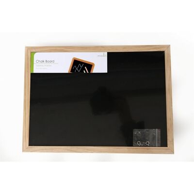 Petit tableau noir avec cadre en bois 35 cm