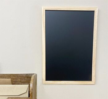 Petit tableau noir avec cadre en bois 35 cm 3