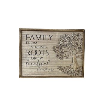 Plaque Arbre De Vie En Bois 1