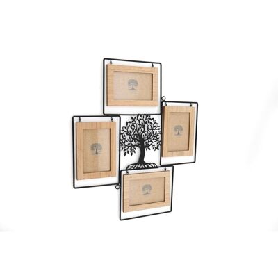 Quatre cadres suspendus avec arbre de vie