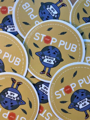 Sticker_Stop Pub_ Ma terre 2