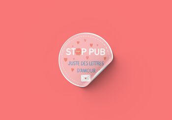 Sticker_Stop Pub_Amour 1