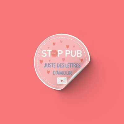Sticker_Stop Pub_Amour