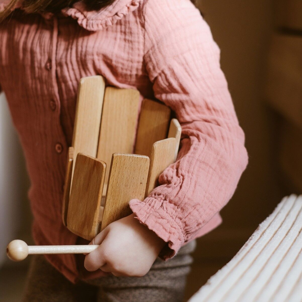 Octoblock - Wooden musical percussion - From 18 months - Musical awakening