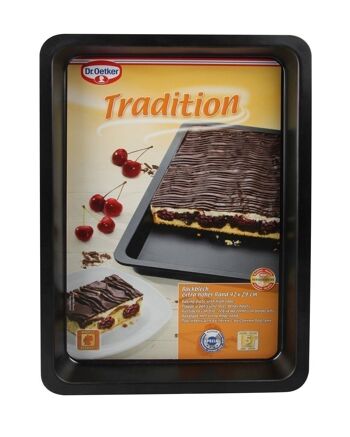 Plaque à pâtisserie à rebord extra haut Dr Oetker Tradition 3