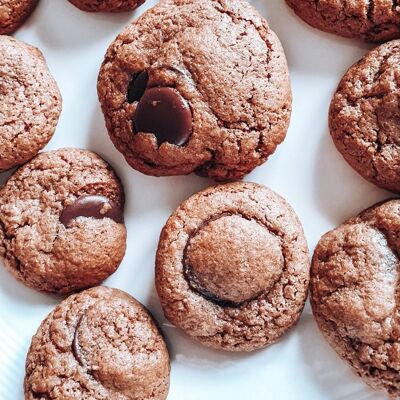 Dark chocolate cookies - gluten-free and healthy