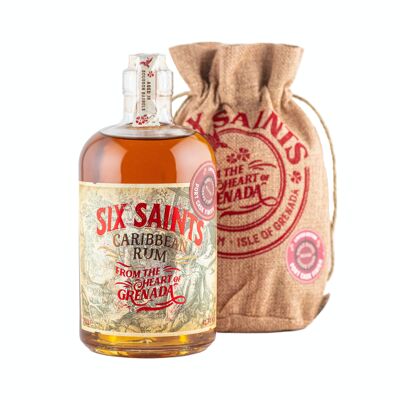 Six Saints Rum - Port Cask Finish - Geschenktüte 41,7% 70cl.