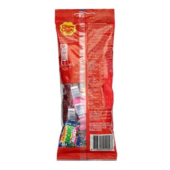 Chupa Chups-sachet Center shock 80g–Bubble gum au cœur acide–pour tous les gourmands-Goûts Fraise et Cola-Idéal pour Fêtes d'Anniversaires-Bonbons emballés individuellement -Parfait pourHalloween 3