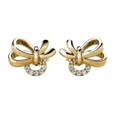 Posie earrings - Gold and Crystal