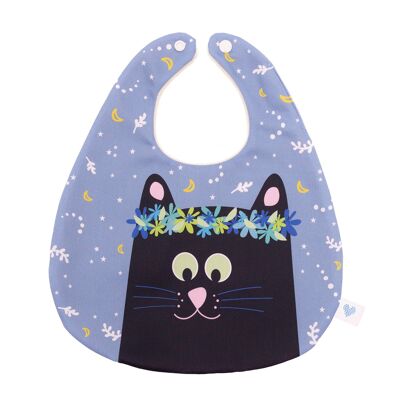 Moon the dreamer bib - organic cotton