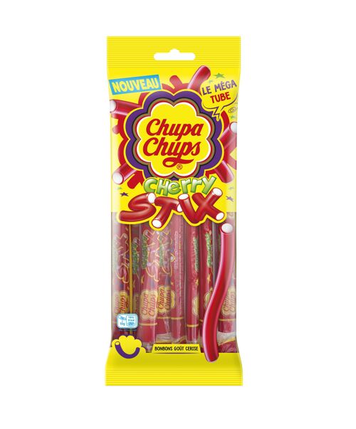 Chupa Chups -sachet de Bonbons Margaritas gélifiés Chupa Chups 175g–tendres et acides – Arômes naturels - goûts fruits - pour tous les gourmands - Idéal pour Fêtes d'Anniversaires