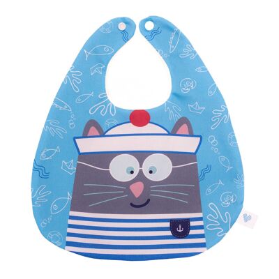 Tom the Adventurer Bib - organic cotton