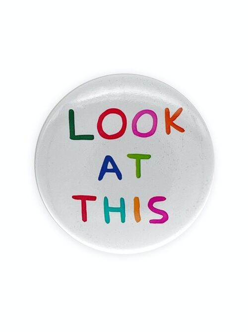 Mirror - Funny Gift - Look At This Pocket Mirror (in Velvet Gift Bag)