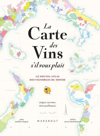 Livre original - La carte des vins SVP - Nouvelle édition augmentée - Édition Marabout 1