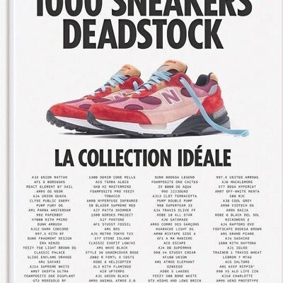 Livre original - 1000 sneakers deadstock - Édition du Chêne