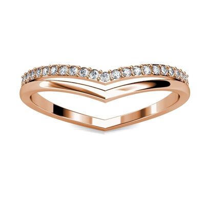 Tiryns Ring - Rose Gold and Crystal I MYC-Paris.com