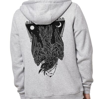 Sweat à capuche zippé pour femme DE BLCKBRD