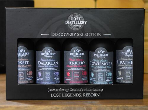The Lost Distillery Company Discovery Whisky Gift Pack 5x5cl, 43%