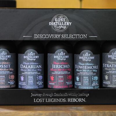 The Lost Distillery Company Discovery Whisky Gift Pack 5x5cl, 43%