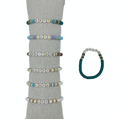 Bracelets with message Love / Joy / Hope - Pack of 35