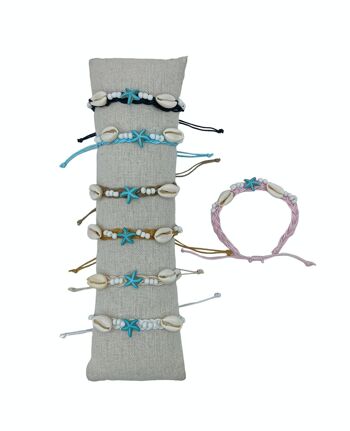 Bracelets étoile de mer - Lot de 35