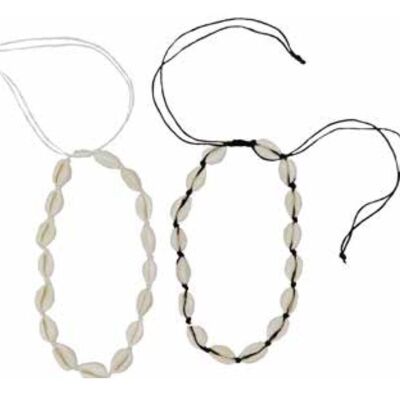 Set of 35 Cauri White necklaces