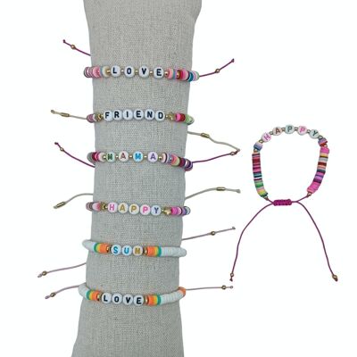 CHILD SIZE Love / Sun / Mama bracelets - Pack of 35