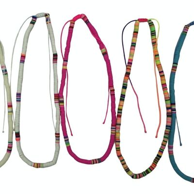 35 Fimo necklaces, Lot