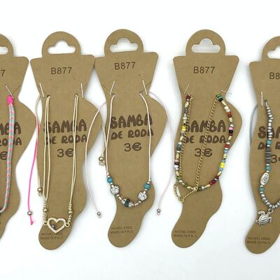 Ethnic anklets - Pack of 35