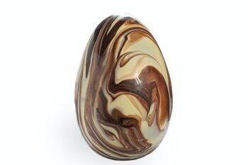 Oeuf de Pâques géant en chocolat marbré - 1 x 1250g 5