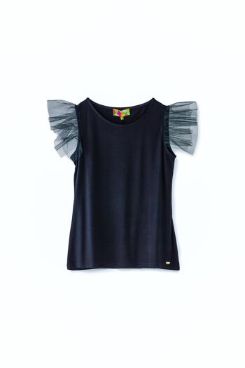 T-SHIRT NOIR FOXCROFT 4