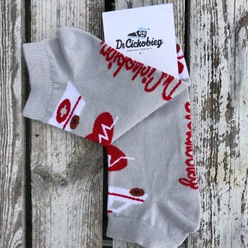 Chaussettes courtes d'ambulance pour les soins infirmiers et la médecine. Gris 2