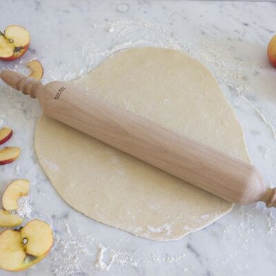 The Queen's roll (made in France) natural beech rolling pin