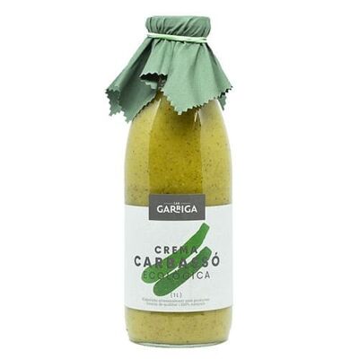Crema di zucchine bio e menta Bio Gourmet, Can Garriga.