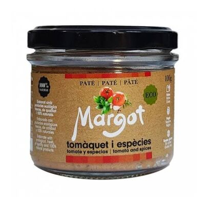 Paté de tomates y especies Ecológico Bio Gourmet, Margot