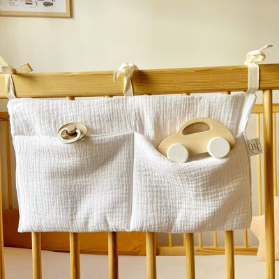 Cotton gauze bed pocket, pacifier range, comforter range