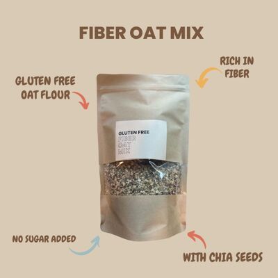 Mix di fibre di avena senza glutine