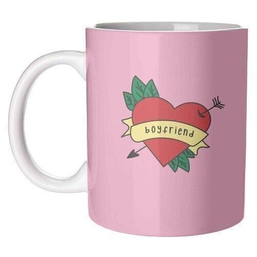 Mugs 'Boyfriend Love' by Laura Lonsdale