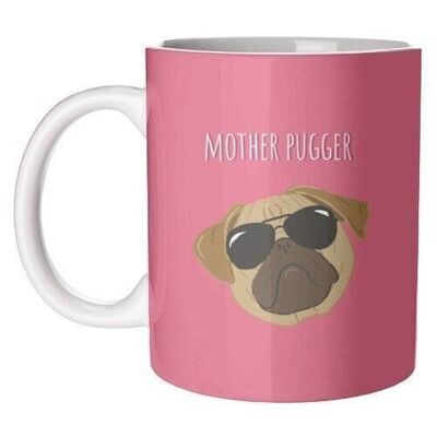 Tasses 'Mother Pugger' par Laura Lonsdale