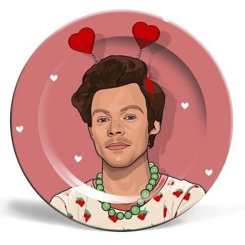Plates 'Harry heart boppers'