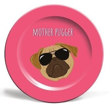 Assiettes 'Mother Pugger' par Laura Lonsdale 2