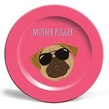 Assiettes 'Mother Pugger' par Laura Lonsdale 3
