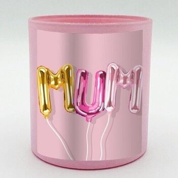 Bougies parfumées 'Maman ballon hélium illu 3