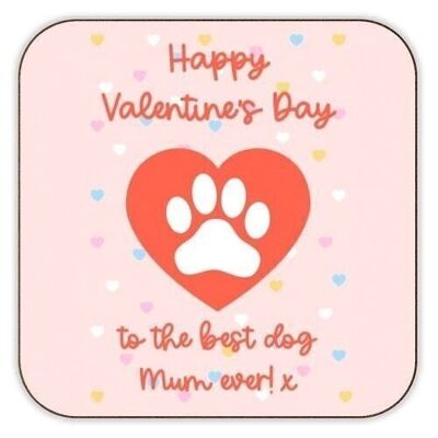 Posavasos 'Dog Mum Pawsome Valentine's Da