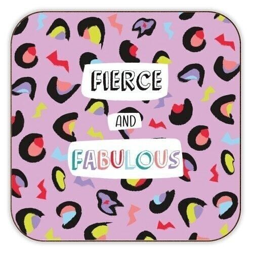Coasters 'Fierce & Fabulous Colour'