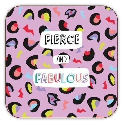 Dessous de verre 'Fierce & Fabulous Color'